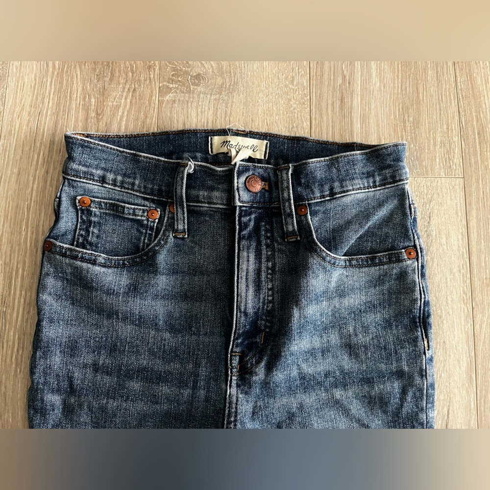 Madewell Women’s Tall Cali Demi-Boot Jeans in Glenside Wash - Size 25 Tall - Picture 9 of 10